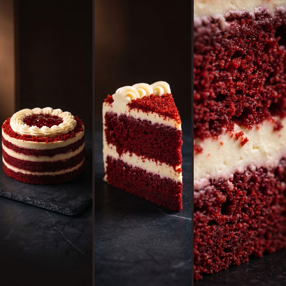 Torta Red Velvet Frambuesa y Nido